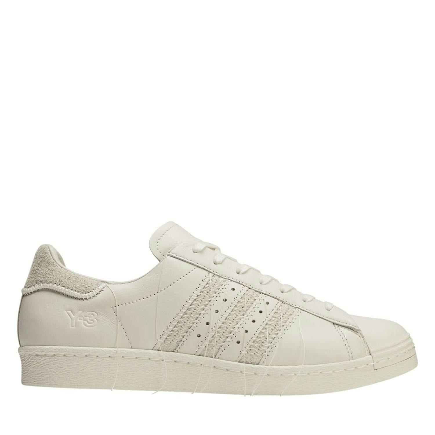 Y3 Men's White Y-3 Superstar Suede Trainers - Off - Off - 8.5 Uk