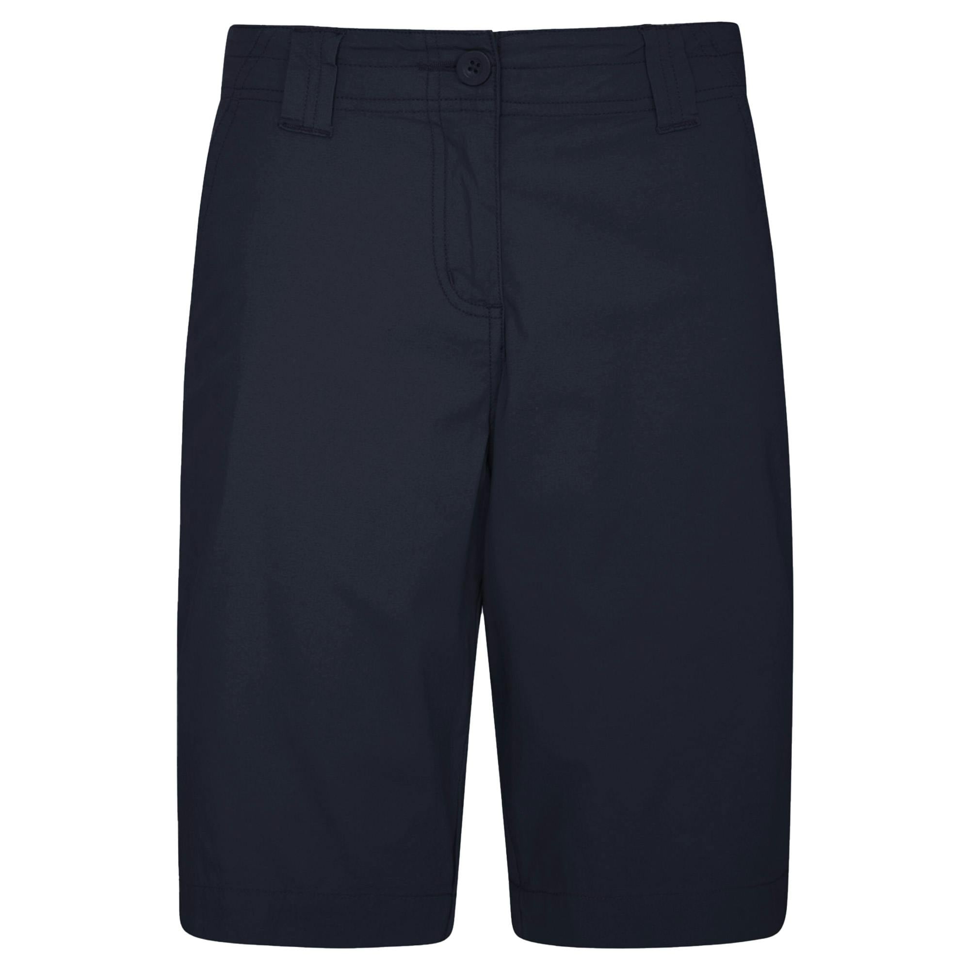 Mountain Warehouse Women's Coast Stretch Shorts - Navy - 8 Uk - Navy - 97% Cotton/3% Elastane
