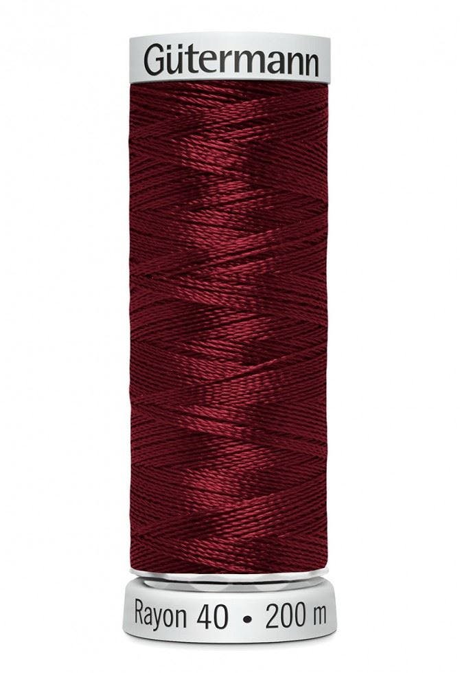 Gutermann No 40 Sulky Rayon Embroidery Thread 200M Rayon Thread Suitable For Embroidery - 1169 - 200 Metres