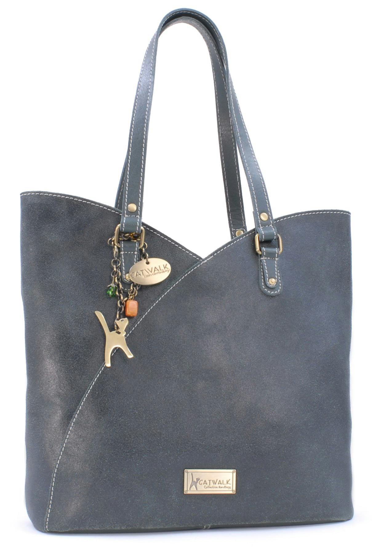Catwalk Collection Handbags Green Abigail - Shoulder Bag