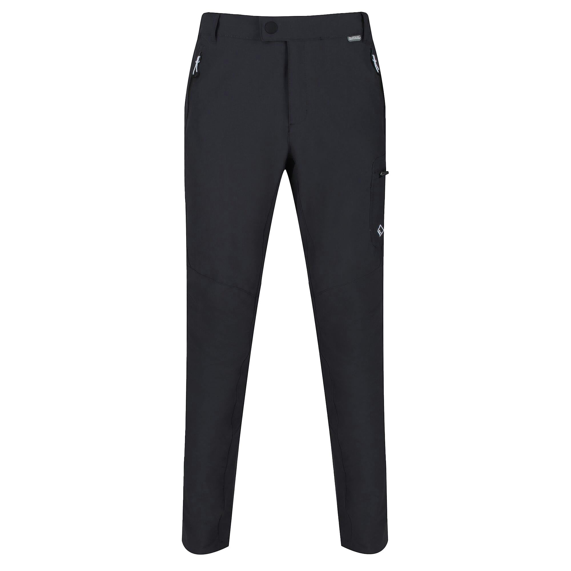 Regatta Men's Grey Highton Hiking Trousers - Seal - Seal - 38R - 92% Polyamide/8% Elastane