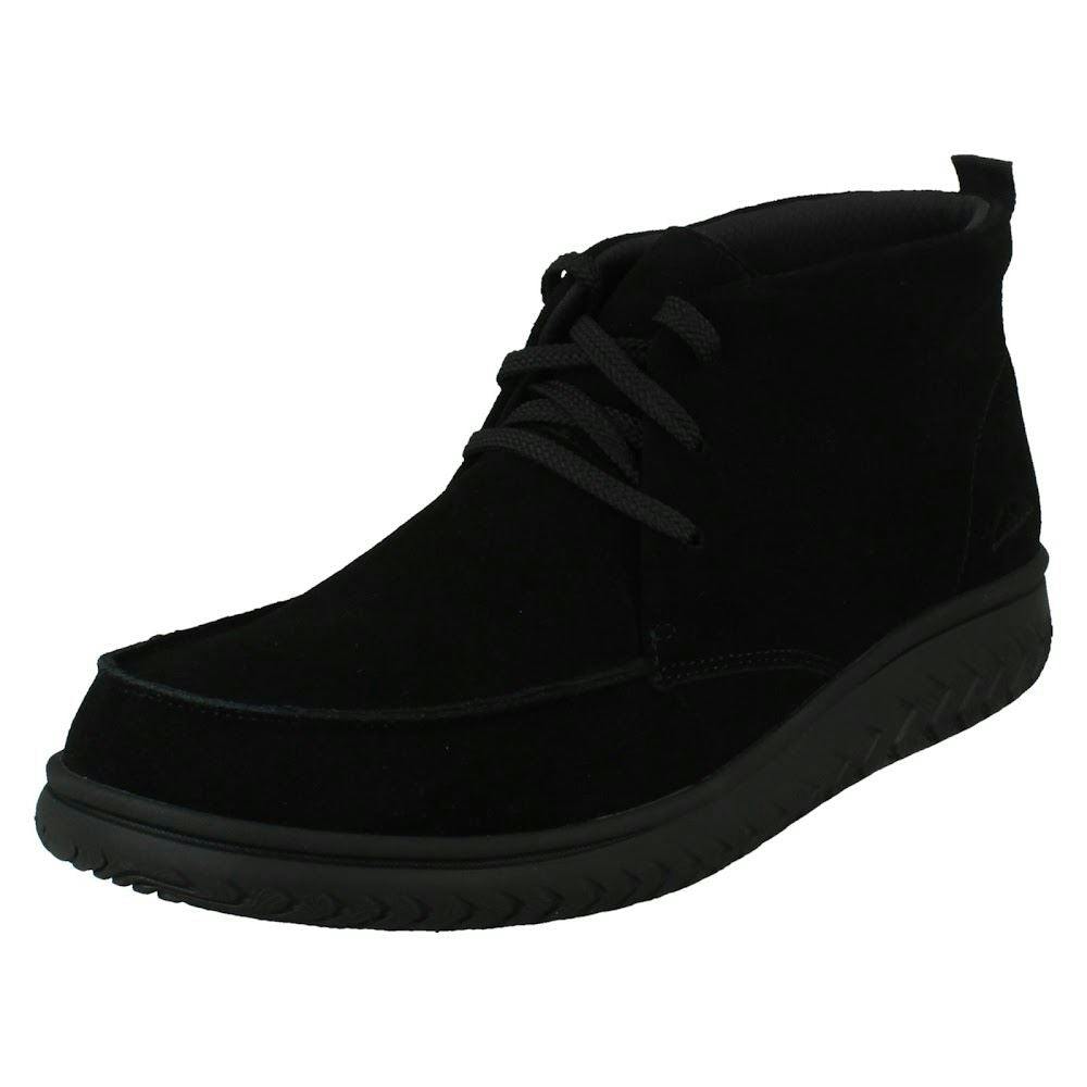 Clarks Men's Black Casual Moccasin Boots Relaxlite Moc - Uk 11