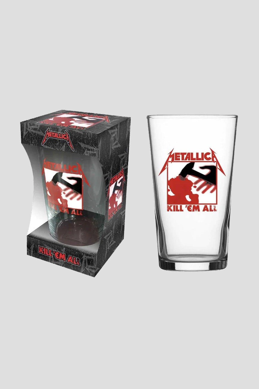 Paradiso Clothing Metallica Kill Em All Pint Glass - One Size