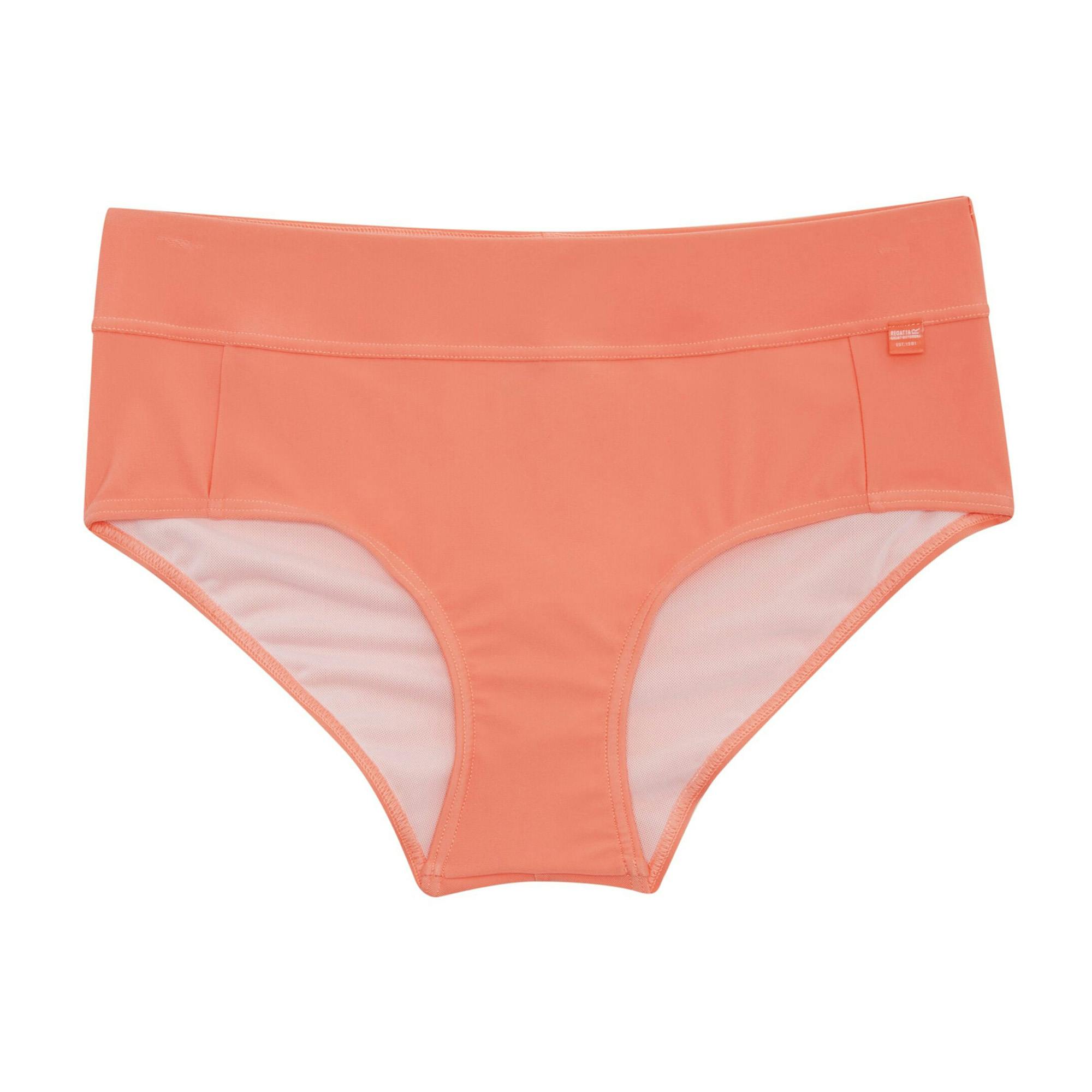 Regatta Women's Pink Paloma Plain Swim Briefs - Shell - 12 Uk - Shell - 85% Recycled Polyester/15% Elastane