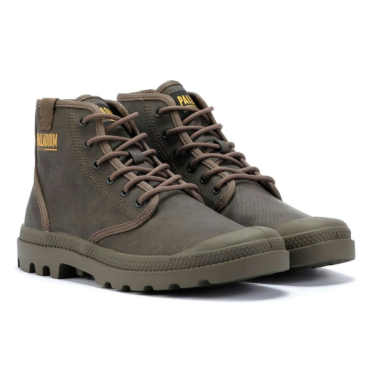 Palladium Brown Pampa Hi Wax Major Boots - Uk 10.5 / Eu 45 / Us 11.5