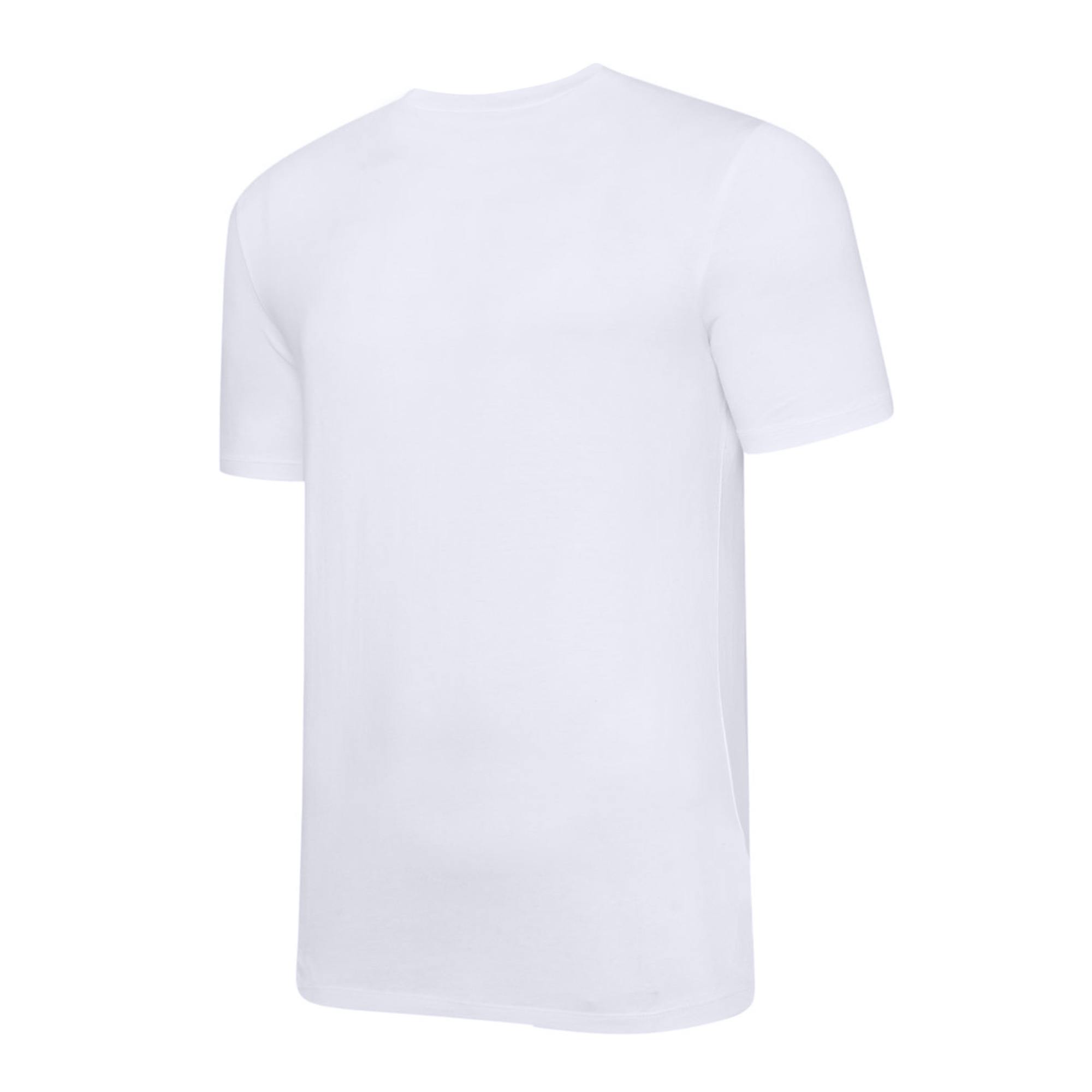 Umbro White/Black Kids Club Leisure T-Shirt - 13 Years - 100% Cotton
