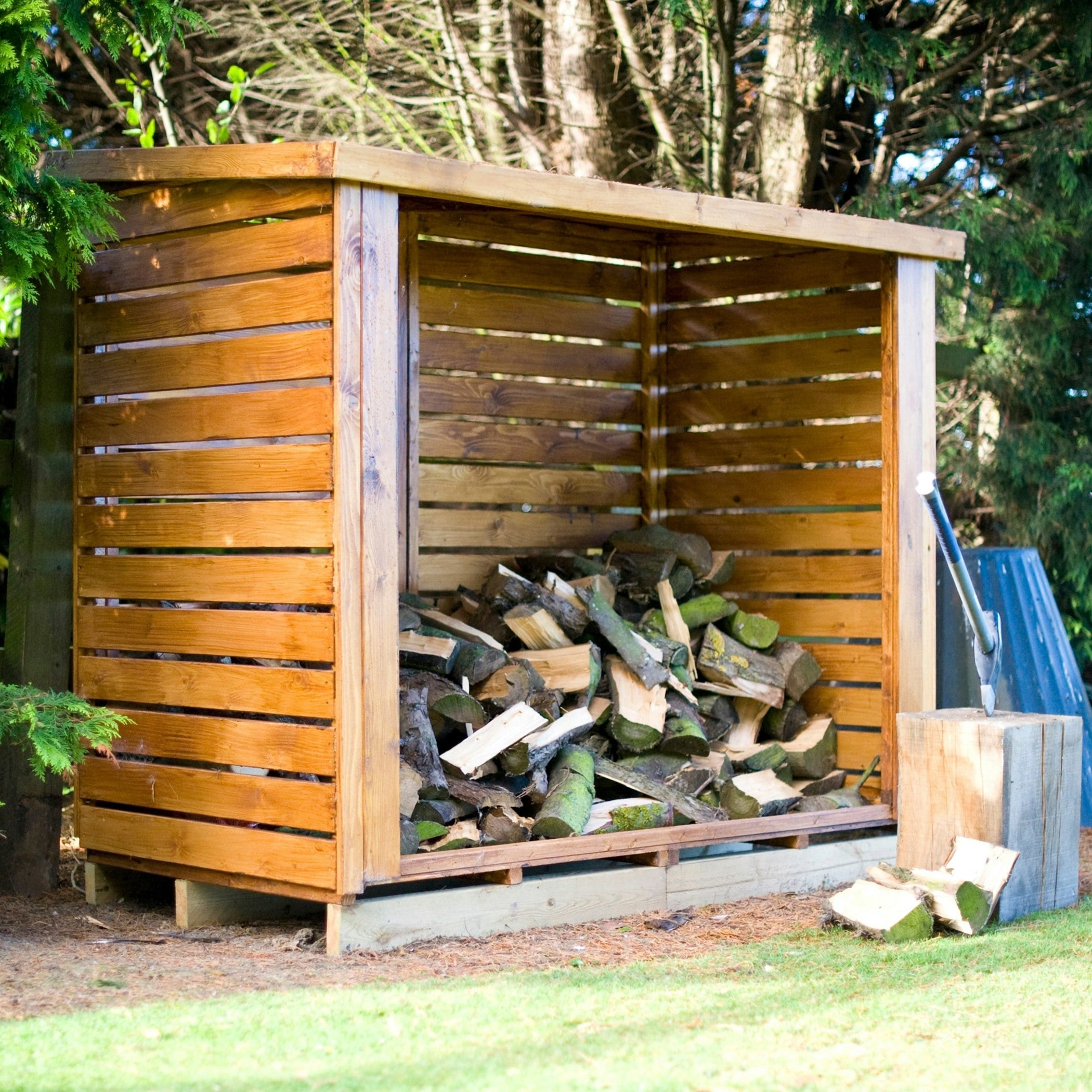 Rackhams Green Large Heavy Duty Log Store 1900X940 - #Ref!