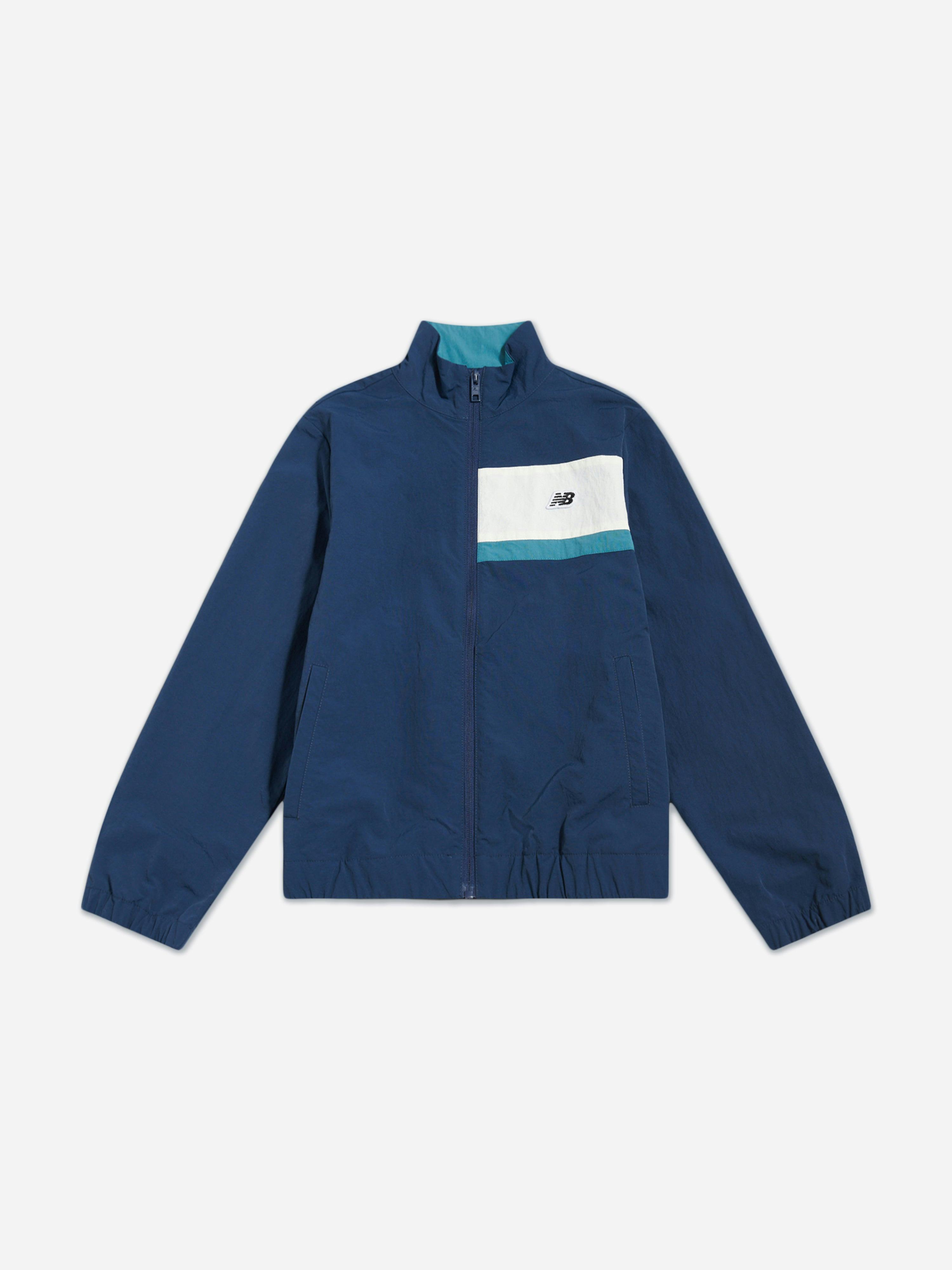 New Balance Boys Premium Panelled Track Jacket In Navy - Navy - 14 - 15 Yrs