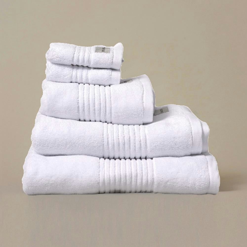 Misona White Ultrasoft Bamboo Towels - 2 X Face Cloths