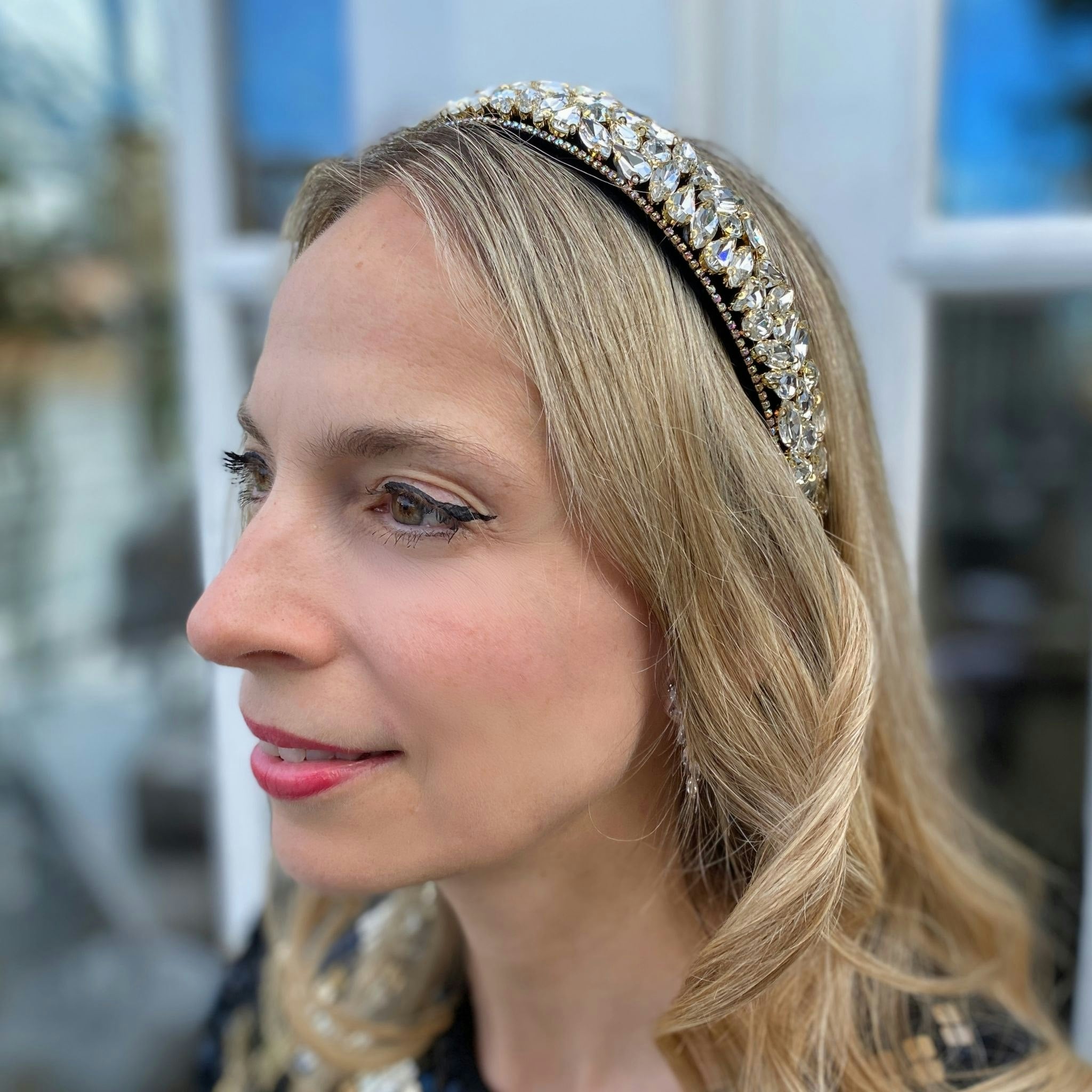 Queenmee Accessories Light Sparkly Headband Jewelled Headband Crystal Hair Band