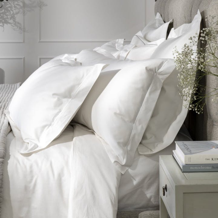 Rackhams White 600 Thread Count Egyptian Cotton Bed Sets - Emperor