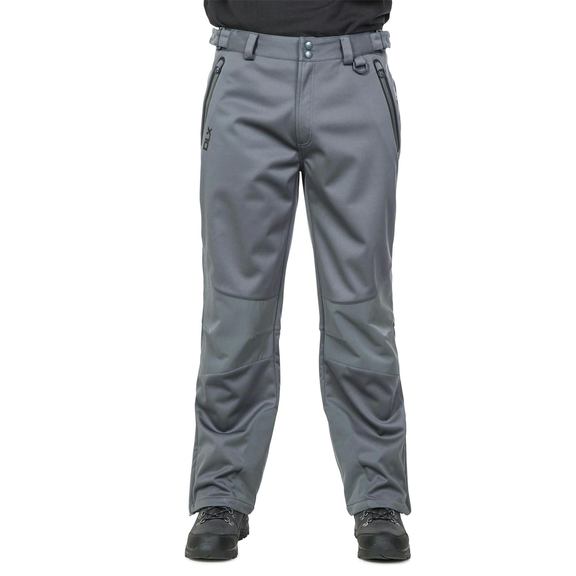 Trespass Men's Holloway Waterproof Dlx Trousers - Carbon - Xxl - Carbon - 100% Polyester