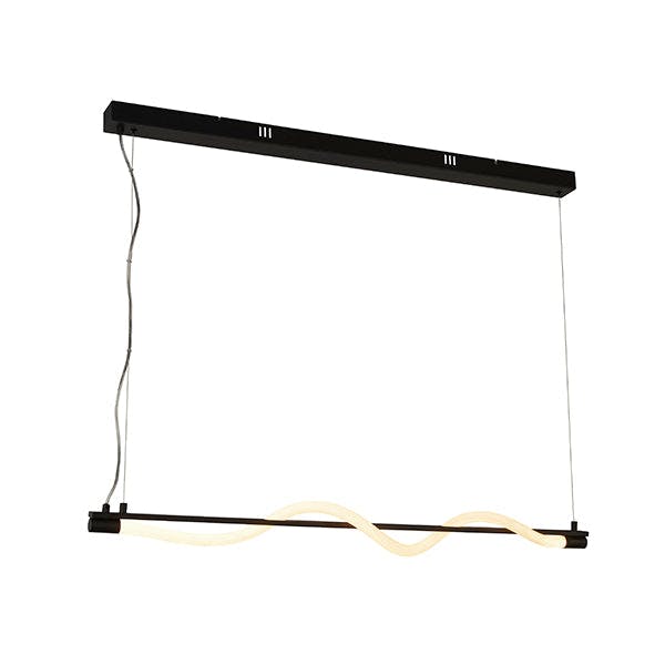 Rackhams Black Diego Matte Led Ceiling Pendant Bar