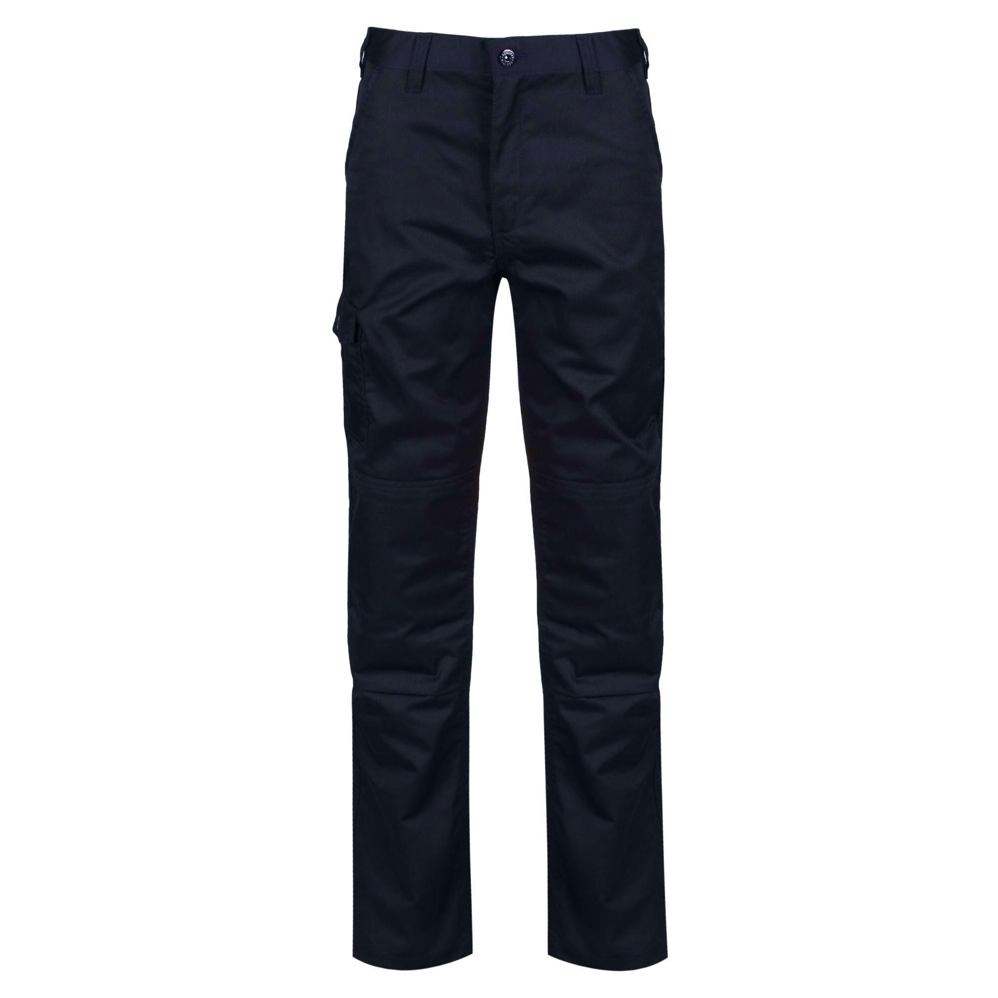 Regatta Men's Professional Cargo Waterproof Trousers - Navy - 30In - Navy - 65% Polyester/35% Cotton