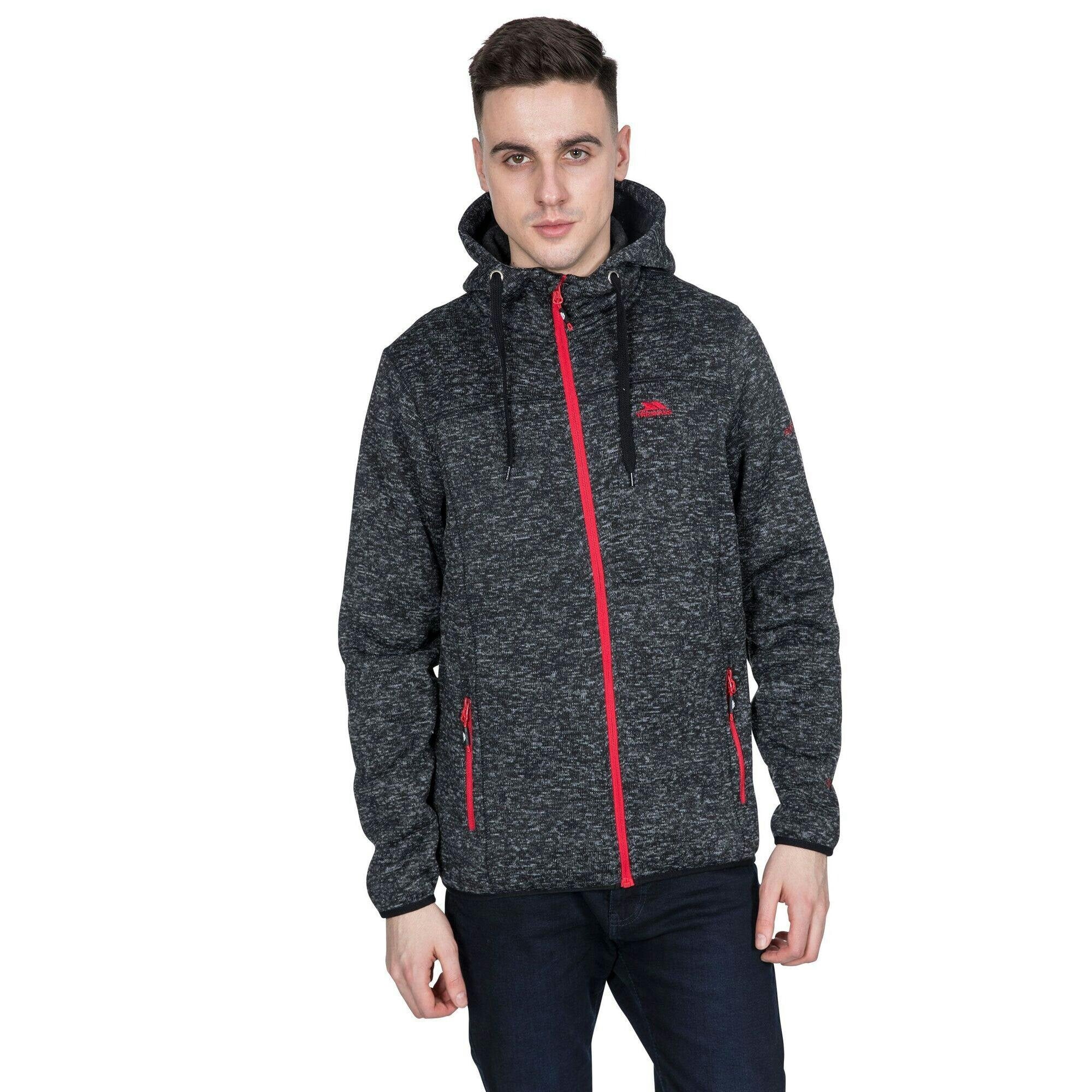 Trespass Mens Odeno Fleece Jacket - Black - Size X-Small - Image 2