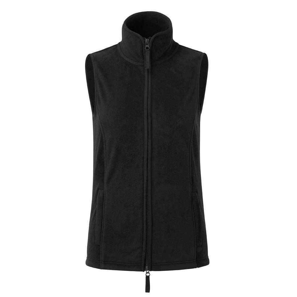 Premier (Xl, Black) Womens/Ladies Artisan Fleece Gilet - Image 3