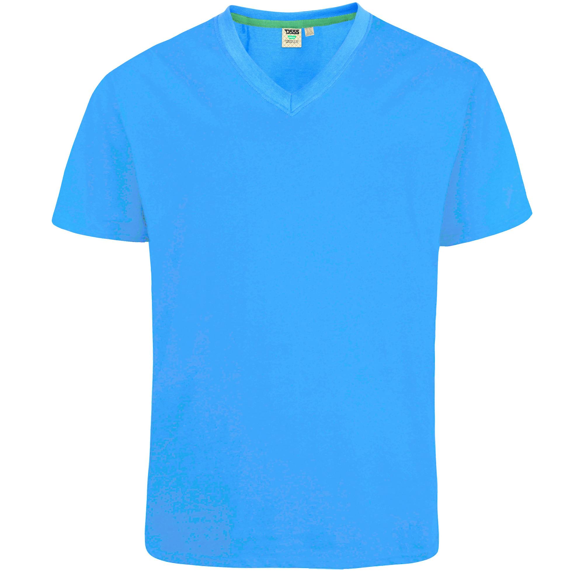 Duke Men's Blue D555 Signature Kingsize T-Shirt - 7XL - 100% Combed Cotton