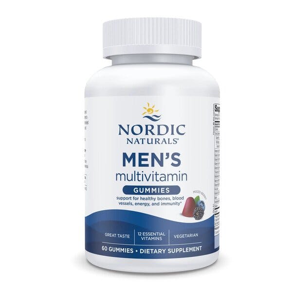 Nordic Naturals Men's Multivitamin Gummies, Mixed Berry - 60 Gummies - Image 4
