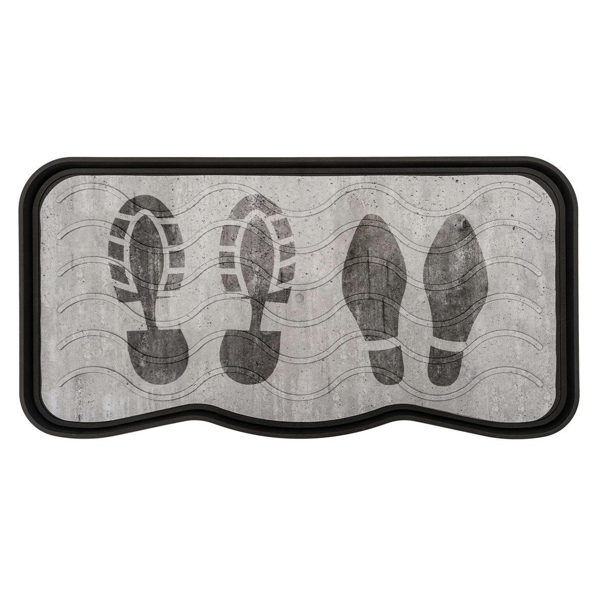 Rackhams Shoes, Boots & Wellies Tray - Footprints