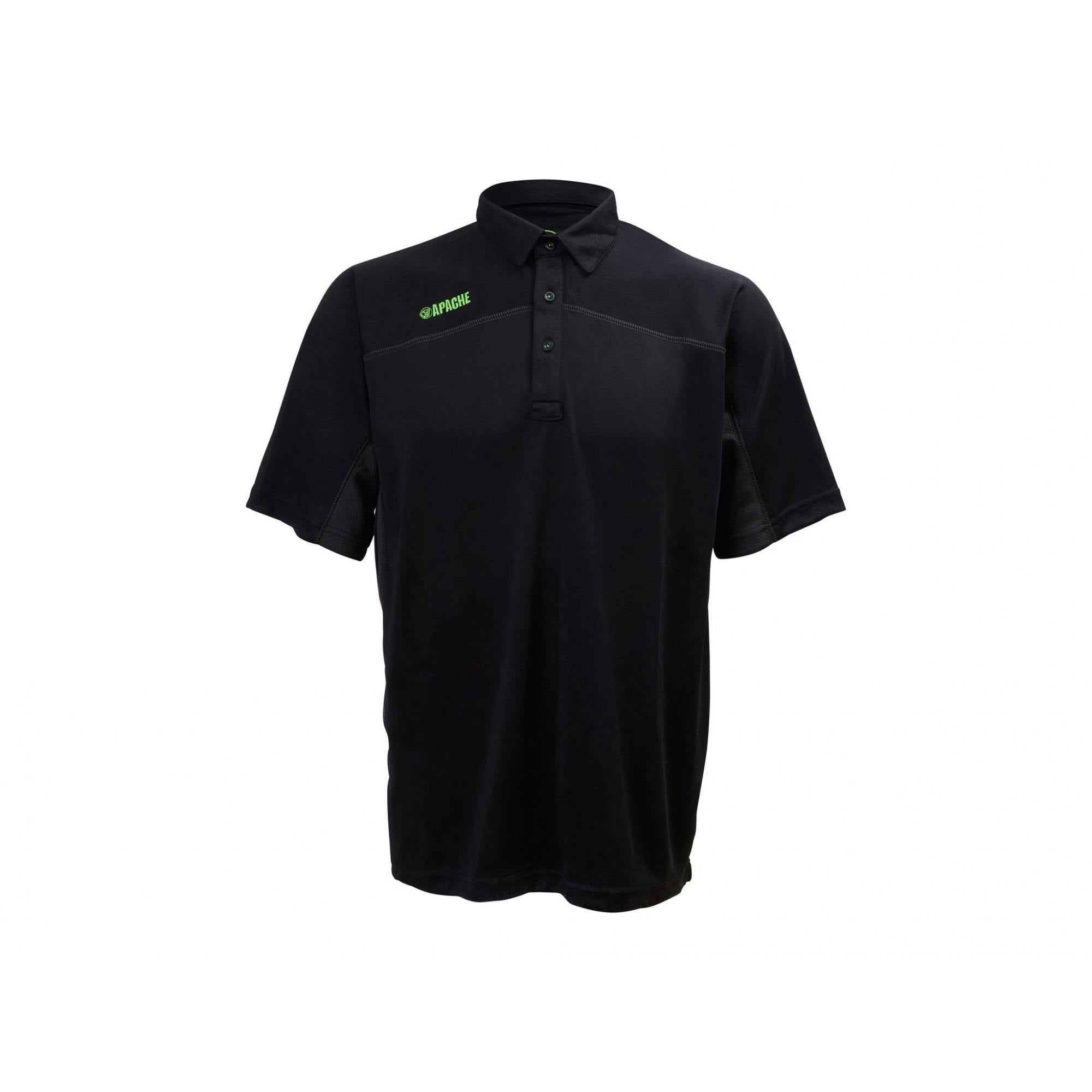 Apache Black Langley Performance Polo Shirt - Multi Colour - Xxl (47/49In) - Multi Colour