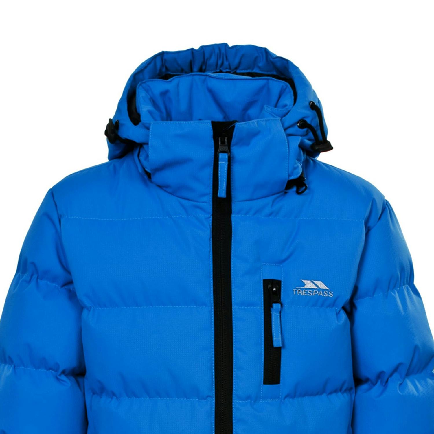 Trespass Boys Blue Tuff Padded Jacket - 9-10 Years - 100% Polyester