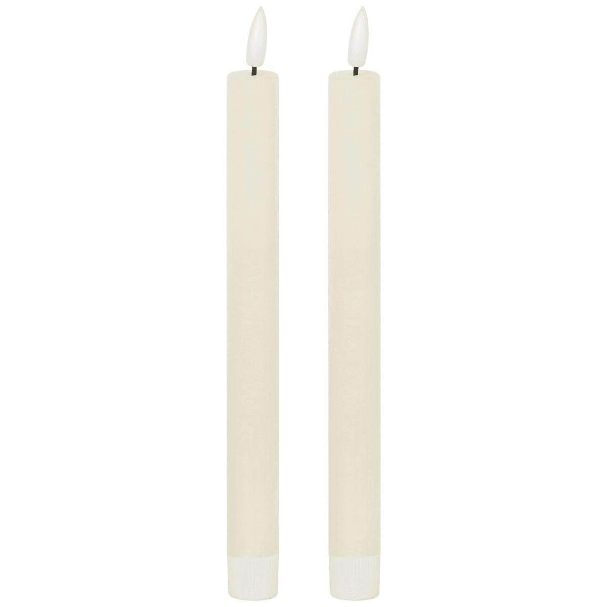 Rackhams Ivory Luxe Collection Natural Glow Electric Candle (Pack Of 2) - One Size - 100% Mixed