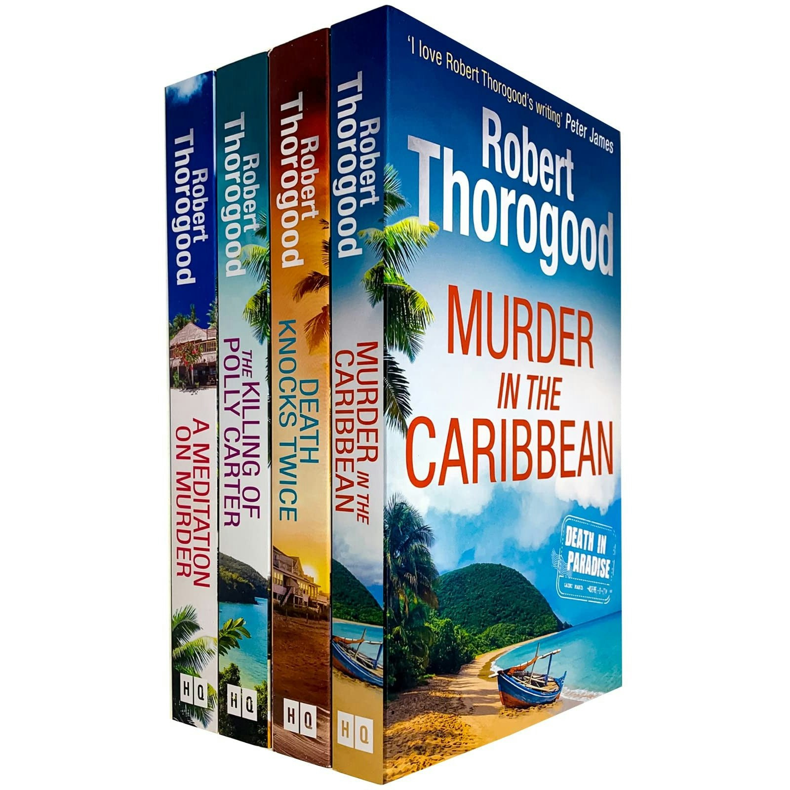 Harpercollins A Death In Paradise Mystery 4 Book Collection By Robert Thorogood