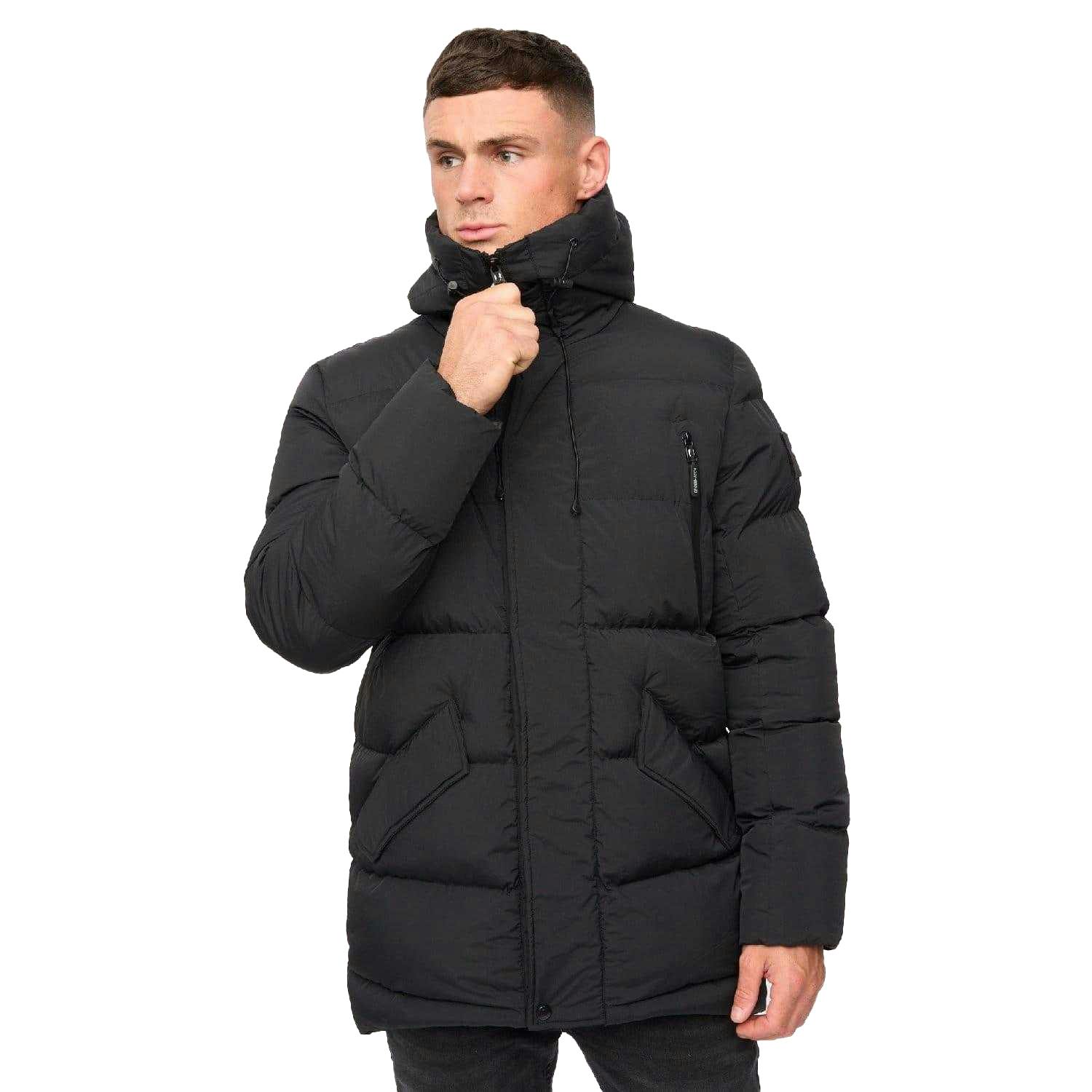 Crosshatch Men's Black Kaptoore Jacket - Xl - 100% Polyester