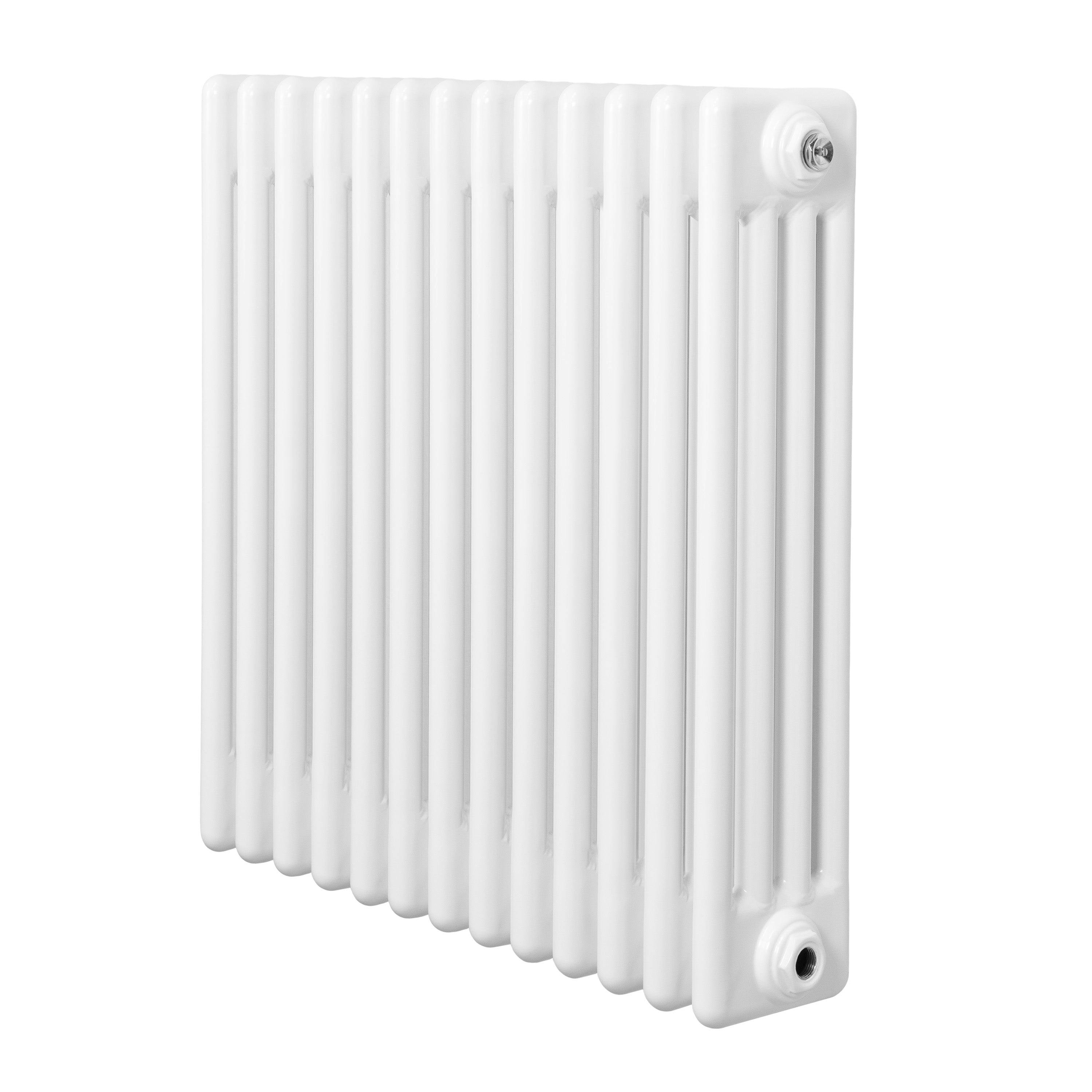 Monstershop White Traditional 4 Column Radiator - 600 X 605Mm