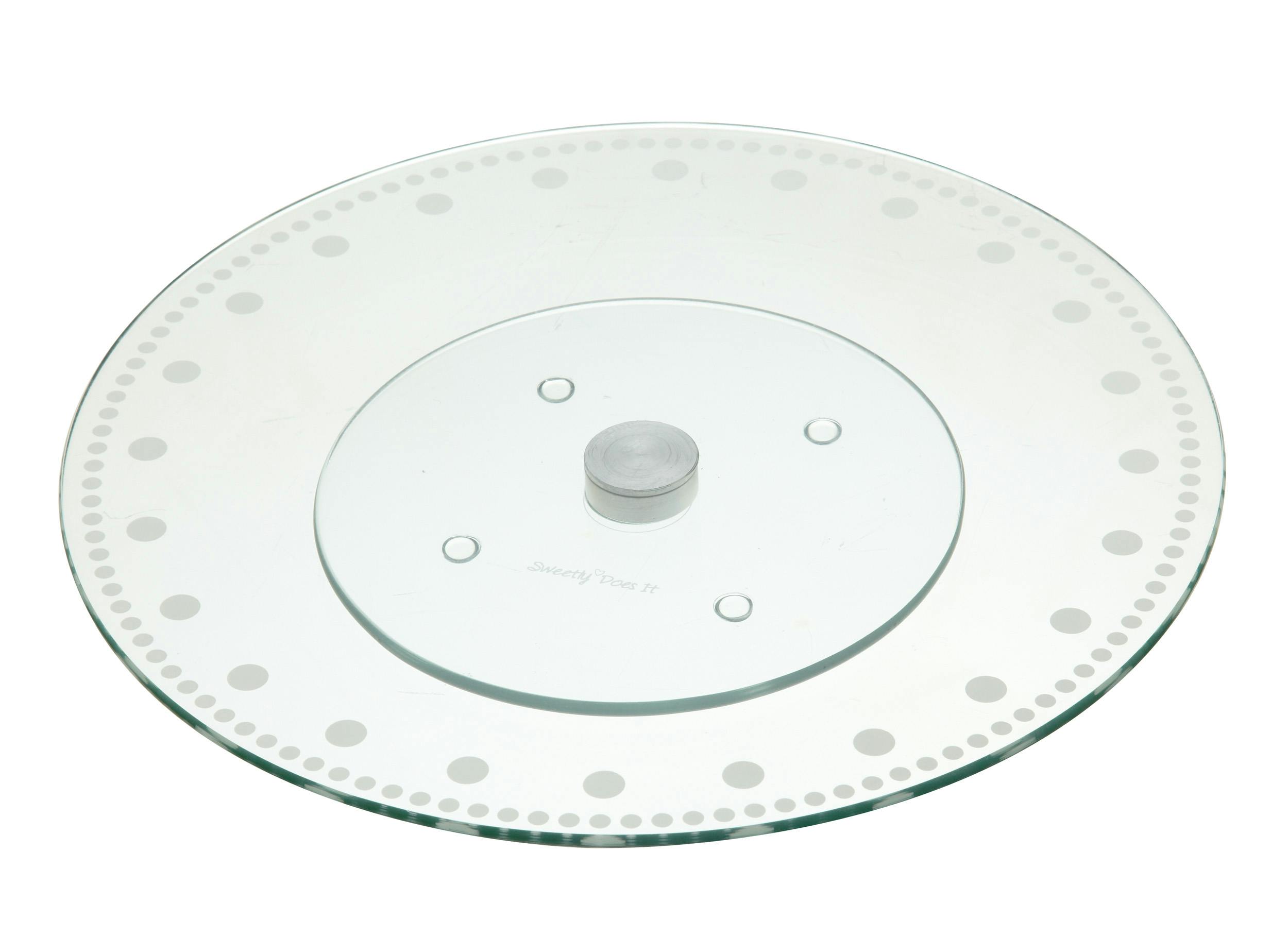 Rackhams Sweetly Does It Revolving Glass Cake Stand - Clear - Glass - Cake Stand