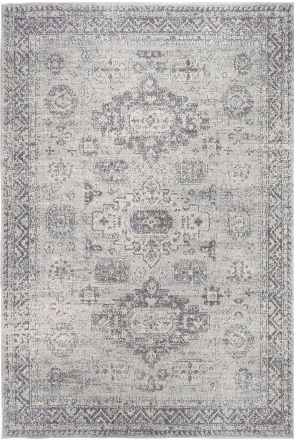 Rackhams Grey Montana Vintage Rugs | 4050 - 200X290 Cm