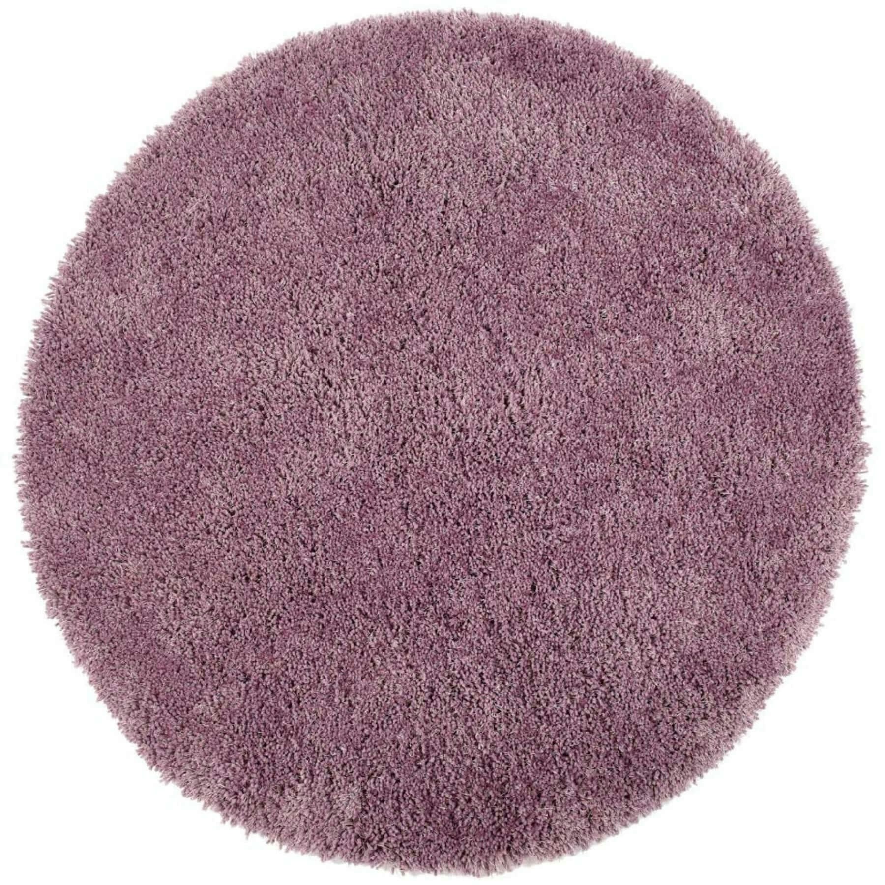 Rackhams Lavender Chicago Shaggy Rug - Ø 133 Cm