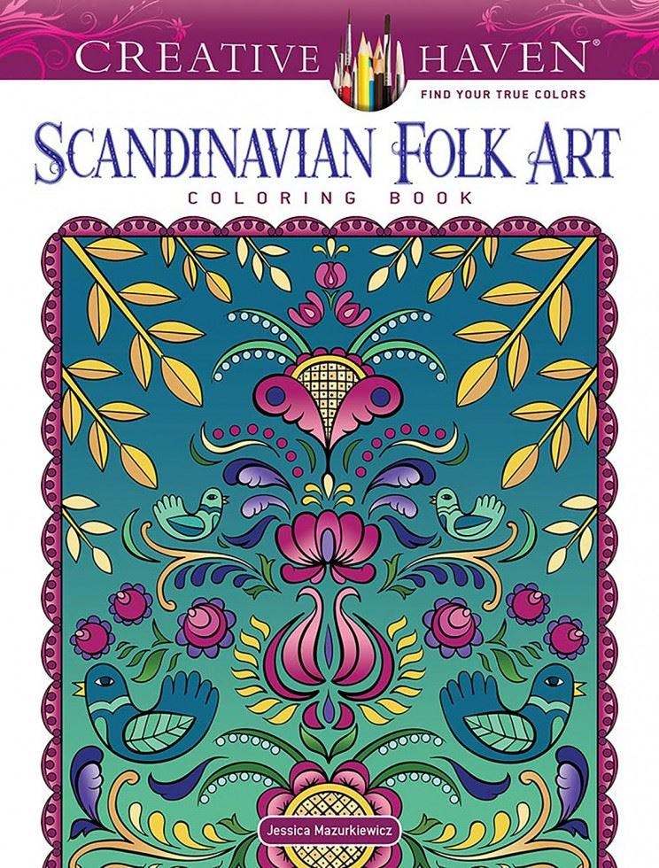 Creative Haven Scandinavian Folk Art by Jessica Mazurkiewicz (PB 2023) - Image 10