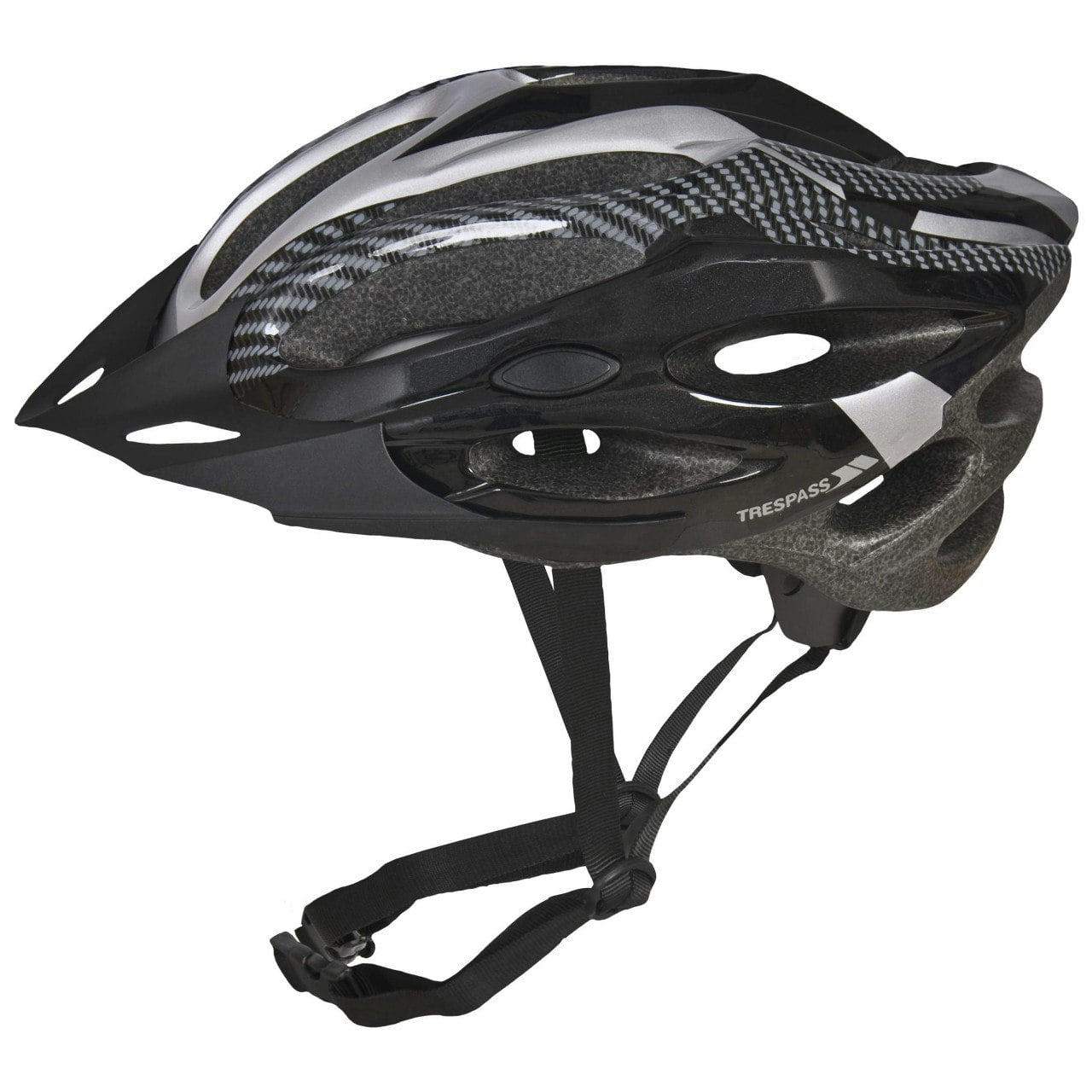 Trespass Unisex Black Adults Crankster Cycling Helmet - L/Xl
