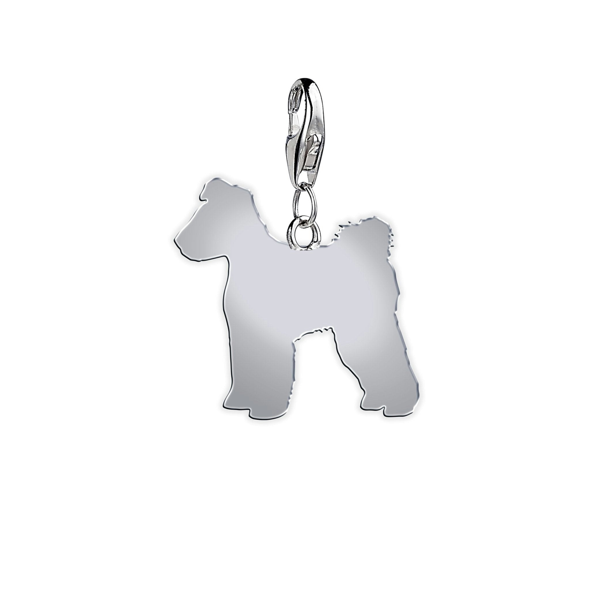 Mylee London Silver Hungarian Pumi Silhouette Charm - No - Clip On Charm