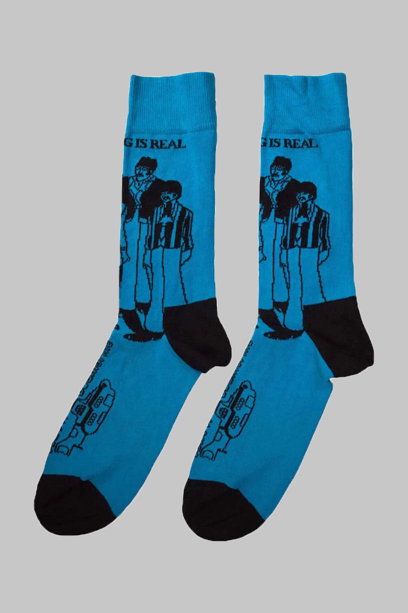 Paradiso Clothing Unisex Yellow The Beatles Submarine Band Outlines Ankle Socks