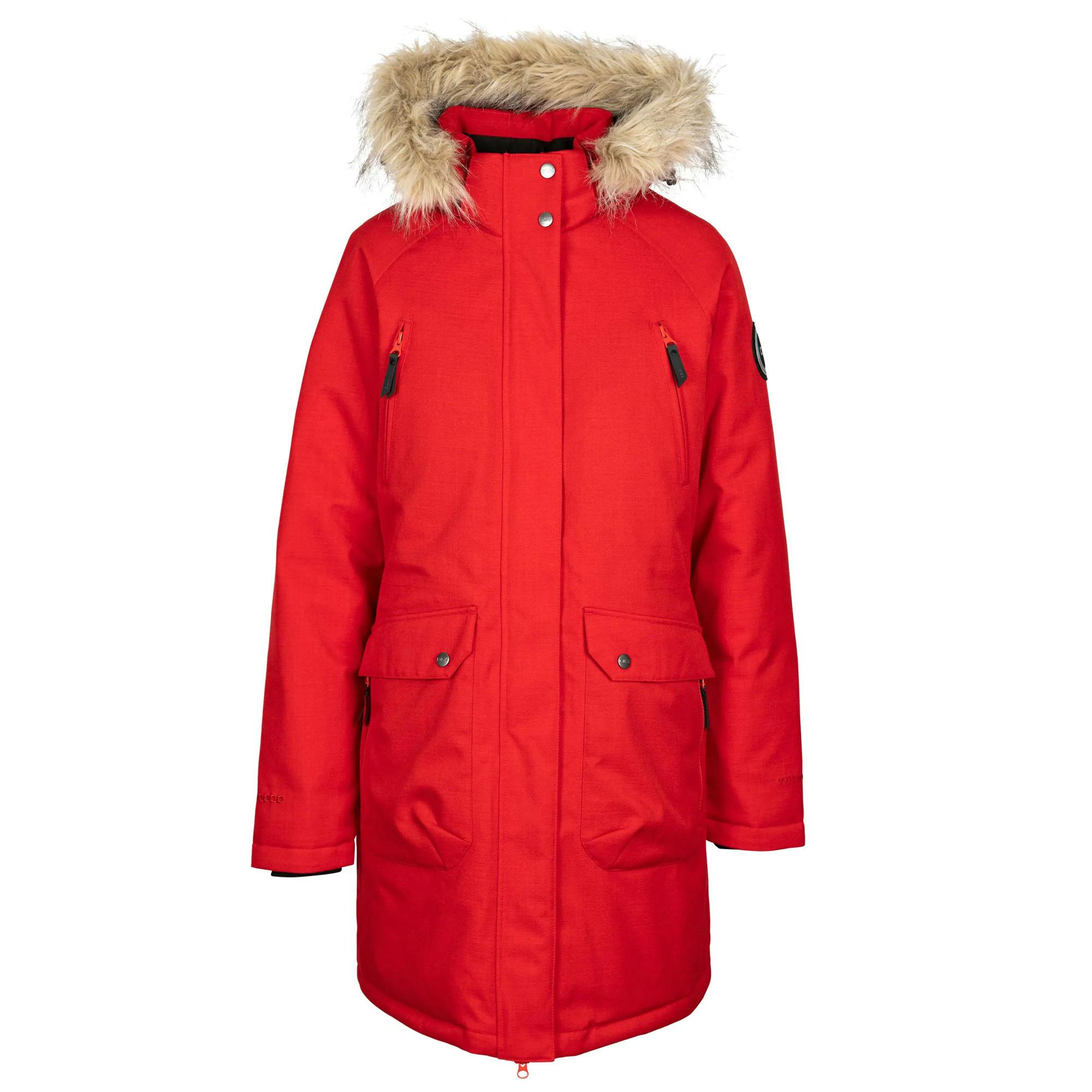 Trespass Women's Red / Dana Down Jacket - Marl - Xxs - Marl - 90% Polyester/10% Feather