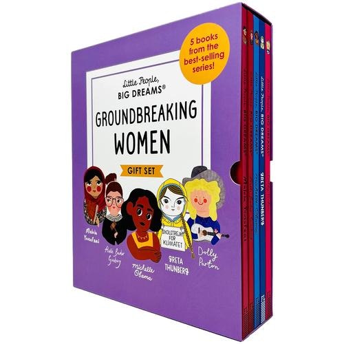Frances Lincoln Women's Little People Big Dreams Groundbreaking Books Gift Set By Maria Isabel Sanchez Vegara Size 5