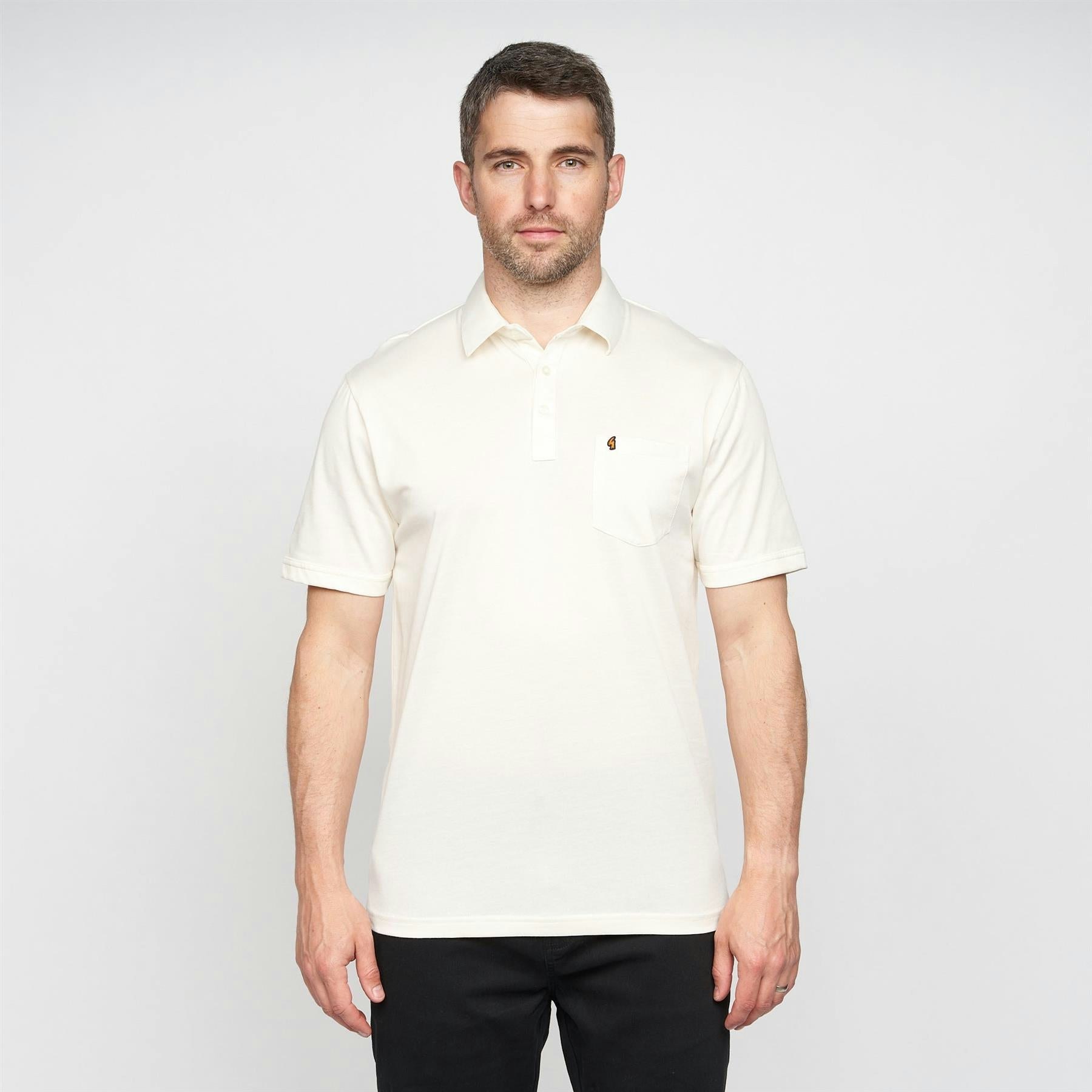 Gabicci Men's Cream G00z05 Polo Shirt Classic - 2XL