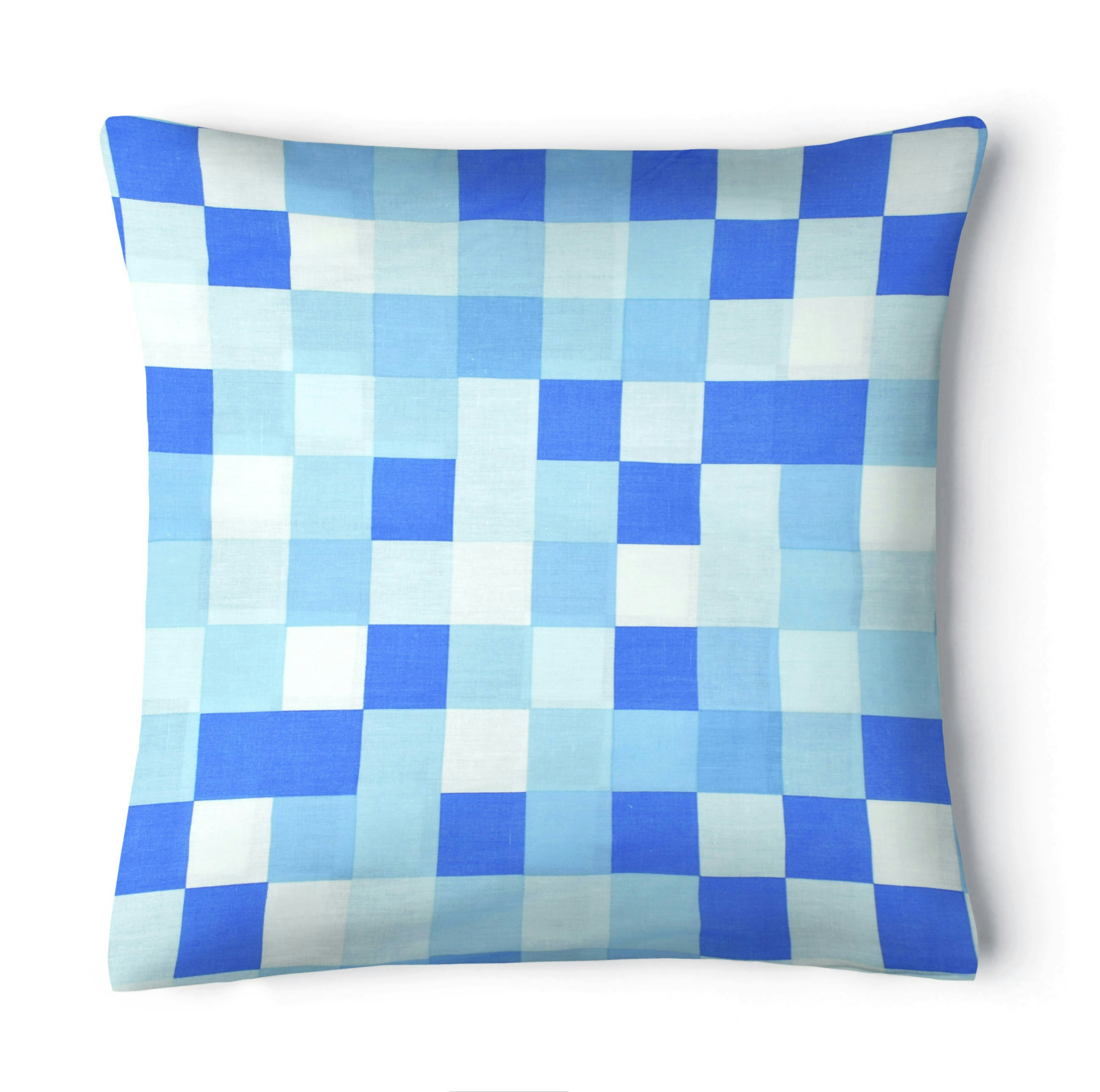 Rackhams Blue Fun Blocks Theme Cushion - 43Cm X 43Cm