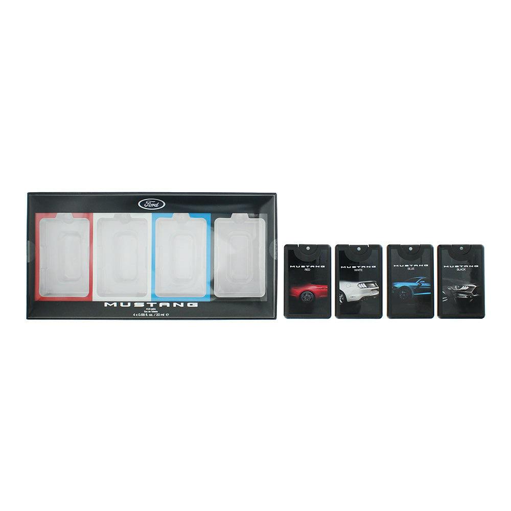Mustang Pocketspray Coffret 4 Piece Gift Set: Edt 4 X 20Ml