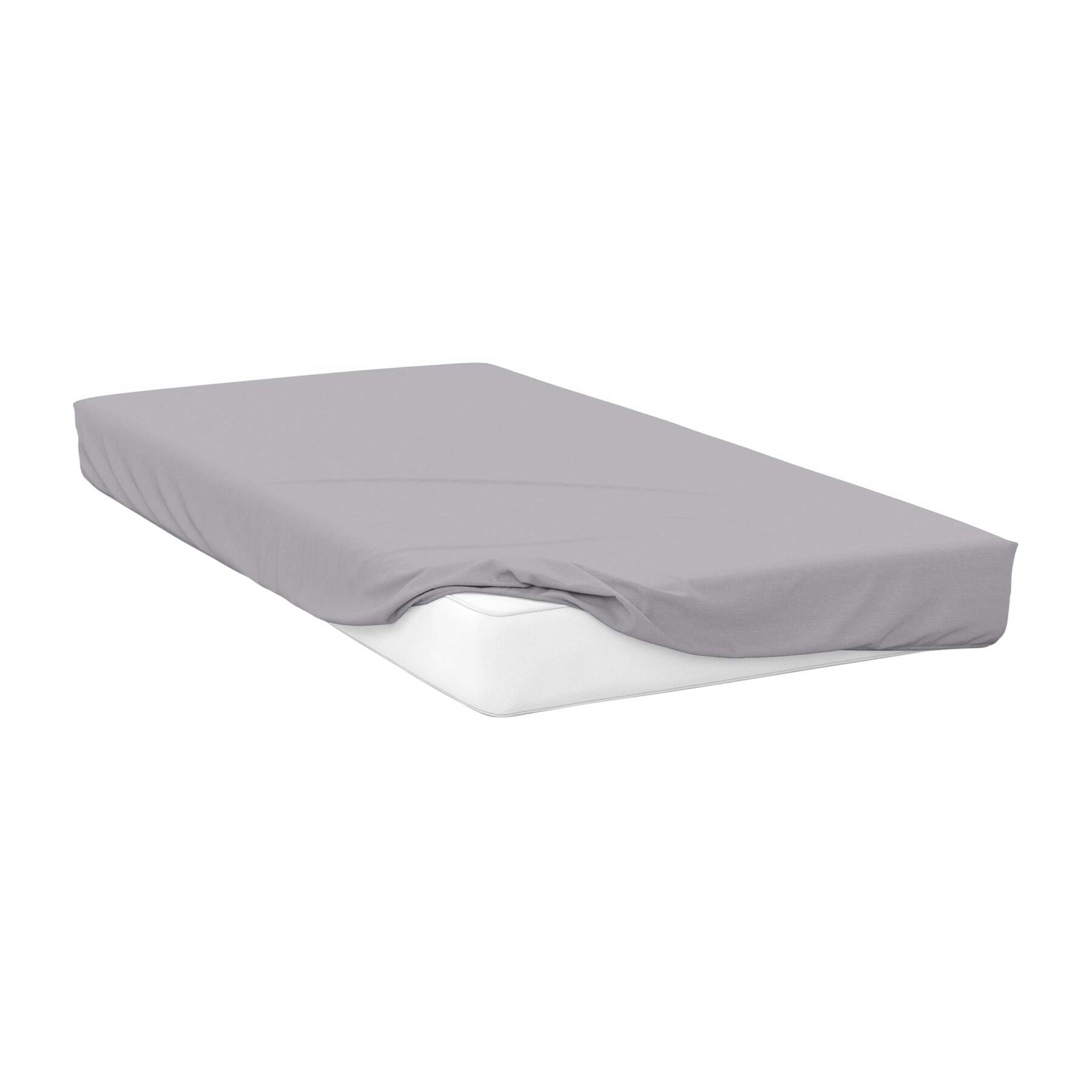 Belledorm Premium Blend 500 Thread Count Fitted Sheet - Platinum - Kingsize - Platinum - 67% Cotton/33% Polyester