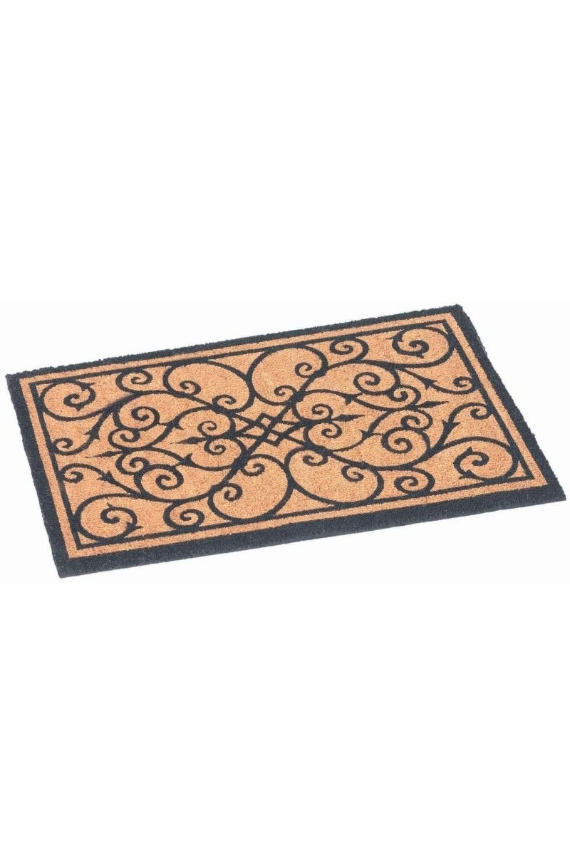Rackhams Coir Natural Rectangle Mat 45X75 Cm