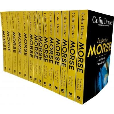 Macmillan Inspector Morse Mysteries Series Collection Colin Dexter 14 Books Set