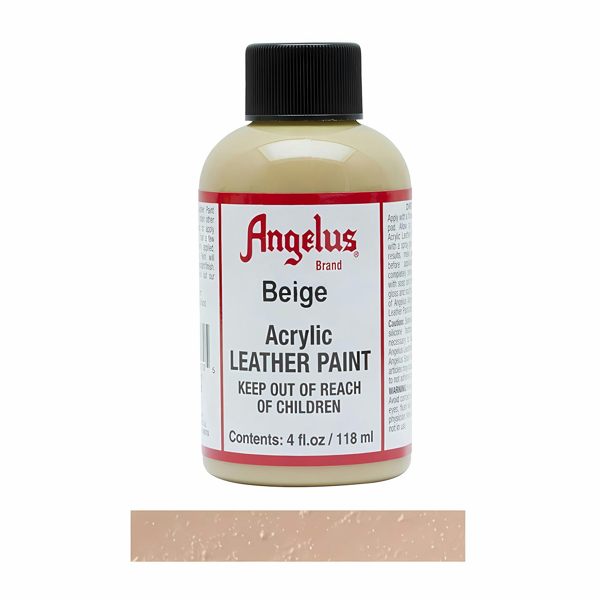 Angelus Beige Leather Paint For Sneaker Customs And Shoes 4Oz