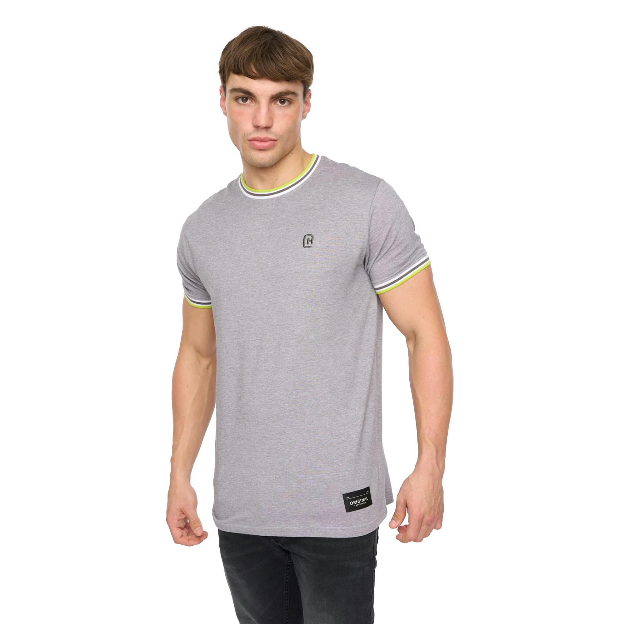 Crosshatch Men's White Keraga T-Shirt - L - 100% Cotton