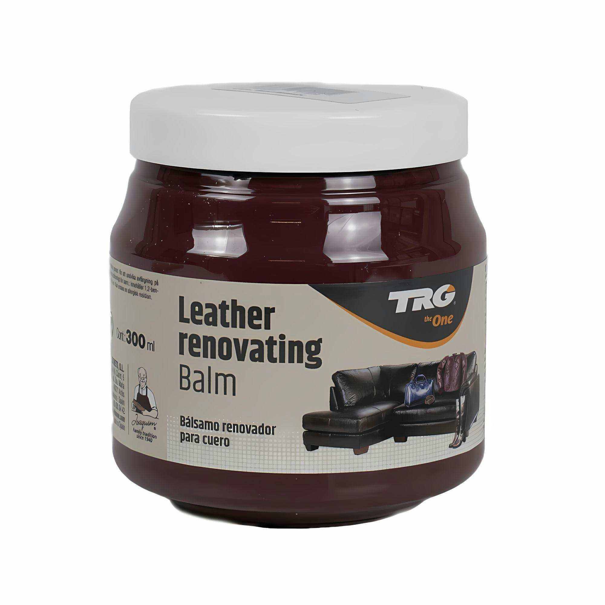 Rackhams Bordeaux Leather Renovating Balm For Colour Restoration Of Smooth Leather 300Ml