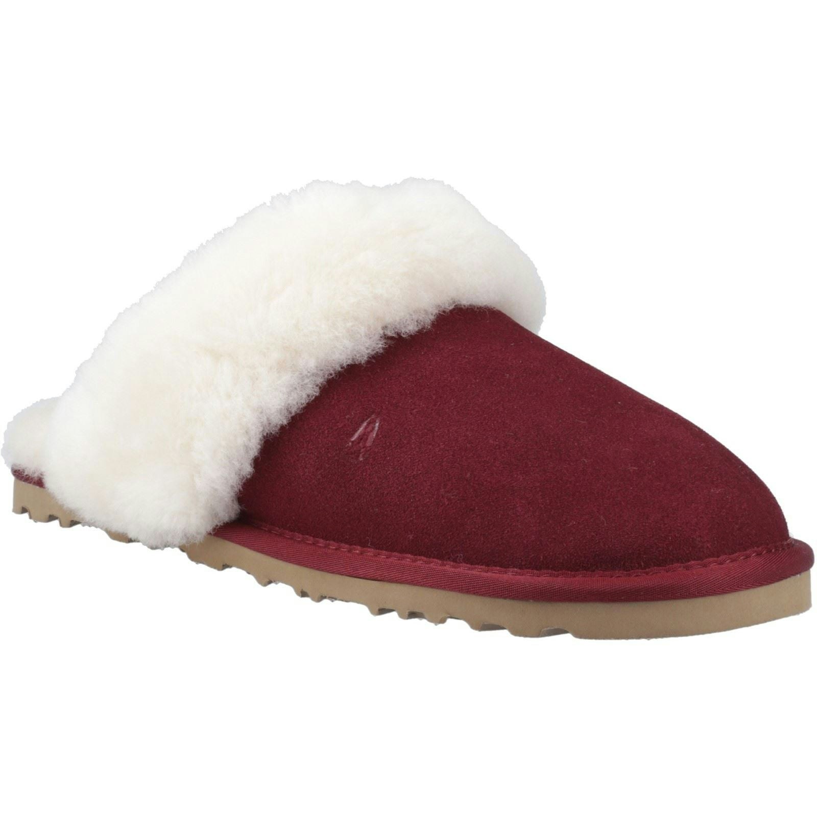 Hush Puppies Women's Bordeaux Samantha Suede Slippers - Size 7