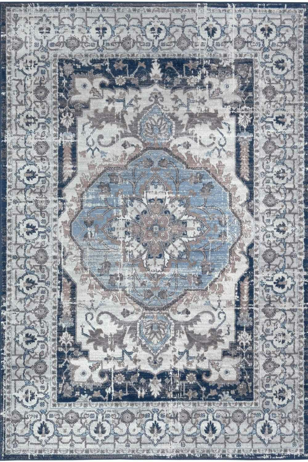The Rugs Montana Vintage Navy Rugs | 4040 - 80X150 Cm