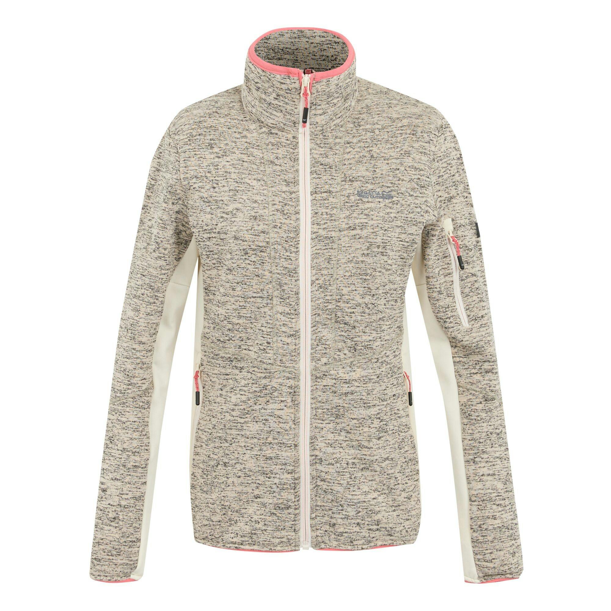 Regatta Women's Light/Peach Ralina Fleece Jacket - Vanilla/ Bloom - 16 Uk - Vanilla/ Bloom - 100% Mixed